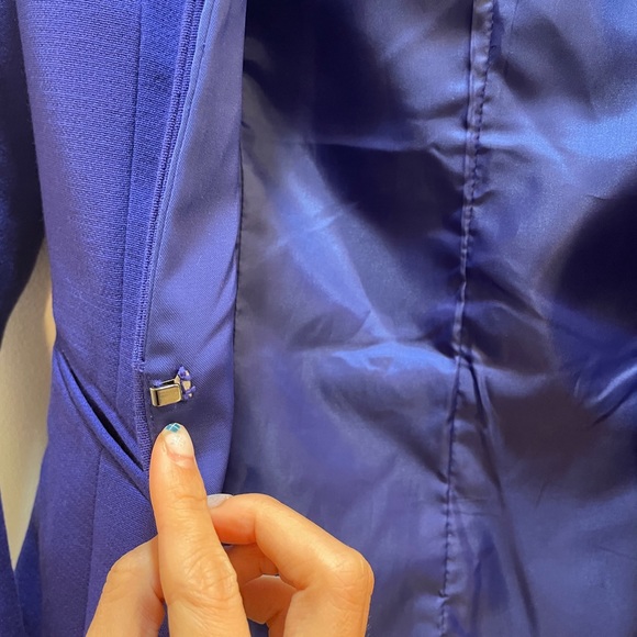 H&M Blue/Purple Blazer - Picture 2 of 4